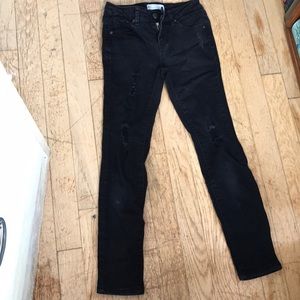 black ripped jeans for girls